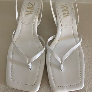 Zara lace up sandals